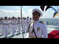 Syria: Russian Navy Day marked with spectacular parade in Tartus waters