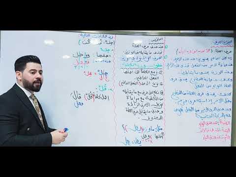 الميزان الصرفي طريقة وزن الكلمات المعتلة