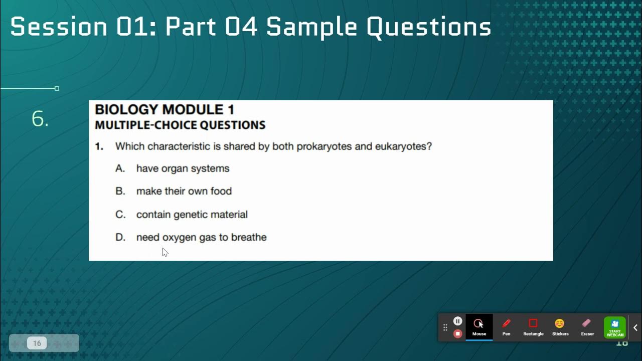 Session 1 Keystone Exam Review Questions YouTube