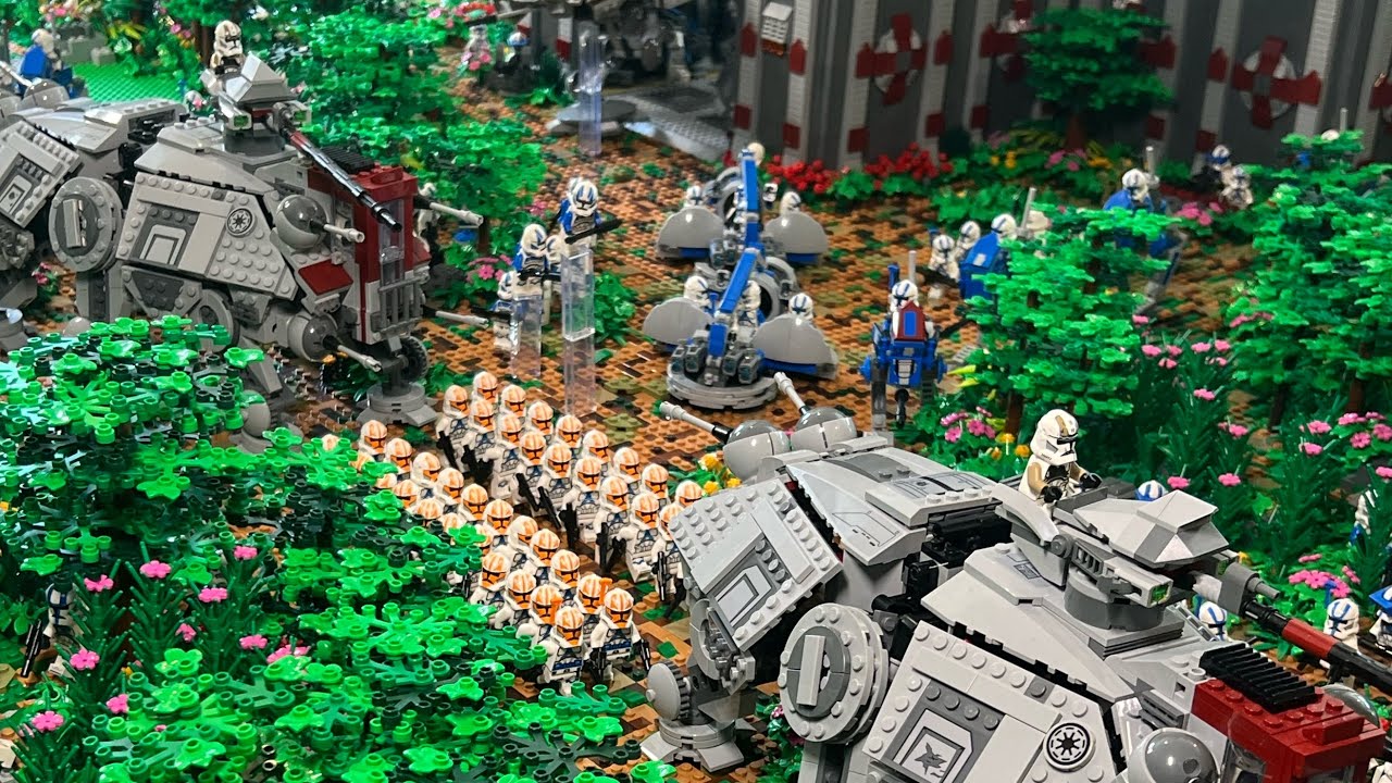 I Built A Massive LEGO Star Wars Clone Base - YouTube