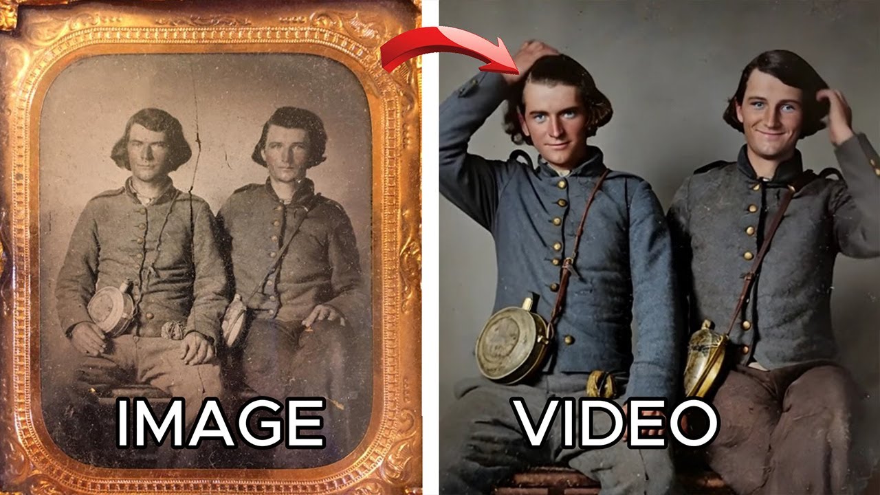 Машина времени Гражданской войны | Солдаты Конфедерации вернулись в ярких красках