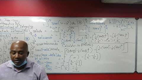 Mathematics N5 Definite Integral