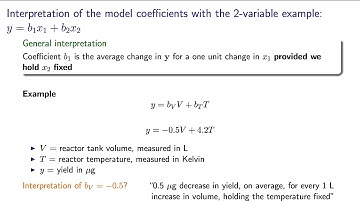 Least squares - 14 - Interpreting multiple linear regression slopes and confidence intervals