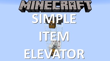 Simple Item Elevator - 1.11.2!