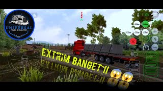 JALAN TANAH SEMPIT #universaltrucksimulatorgameplay screenshot 5