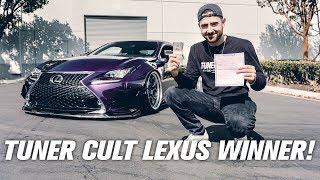 Congrats Mark Hartman The TUNER CULT LEXUS Giveaway Winner