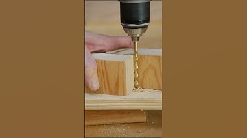 How to drill straight hole #tipsandtricks #woodworking #diy #smartideas