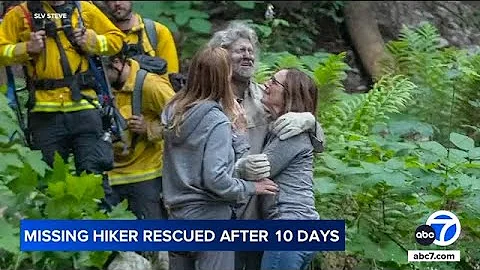 Missing hiker found alive after spending 10 days in CA mountains - DayDayNews