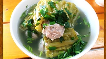 Cách nấu Canh Khổ Qua dồn cá thác lác ngon chống ngán cho ngày nóng.