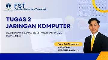 TUGAS 2 JARINGAN KOMPUTER : Praktikum Implementasi TCP/IP menggunakan CMD