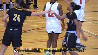 High School Girls Basketball Minneapolis South Vs. Como Park