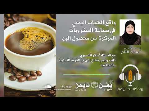 بودكاست زراعة المشروبات المركزة من محصول الب ن وواقع تحضيرها