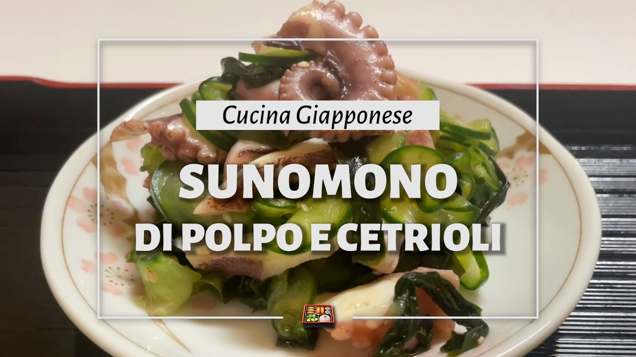INSALATA DI POLPO (Sunomono): contorno giapponese casalingo
