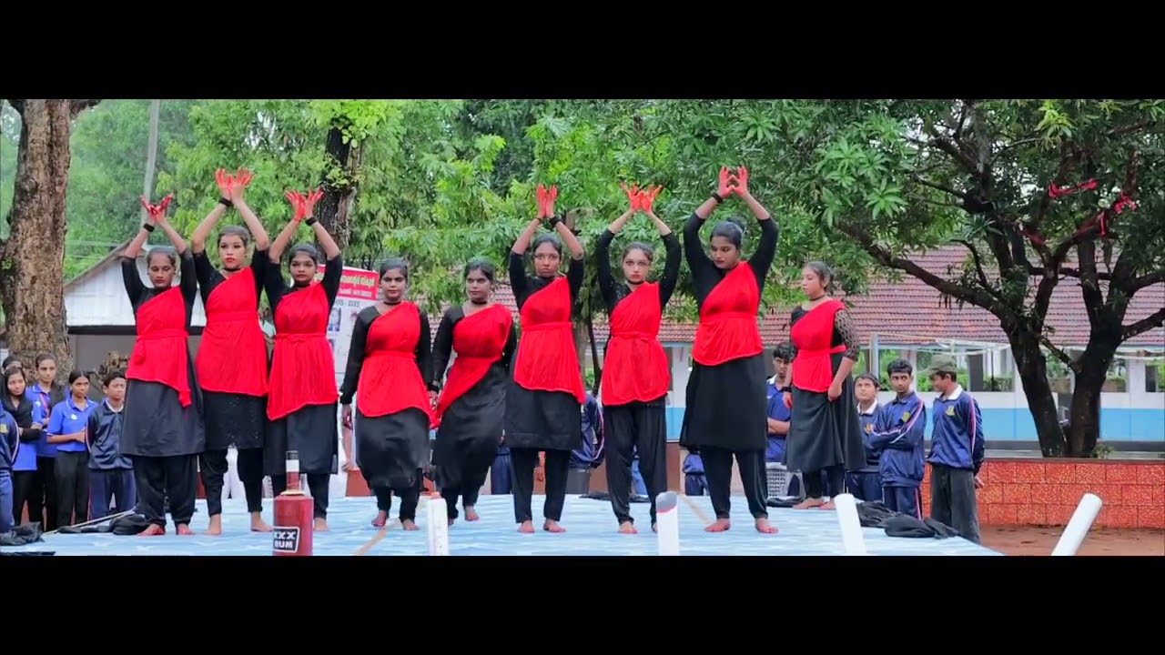 Choreographic performance done by Team NSS (unit no.081) on Anti Drug Day at Mayyanad HSS (26/6/25)
