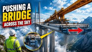 How Engineers Pushed a Bridge Across the Sky?