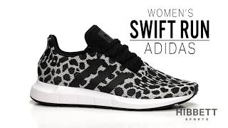 adidas women's swift run black and white