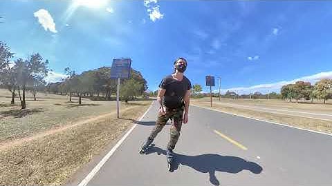 Inline skating jumps, Insta 360 one r