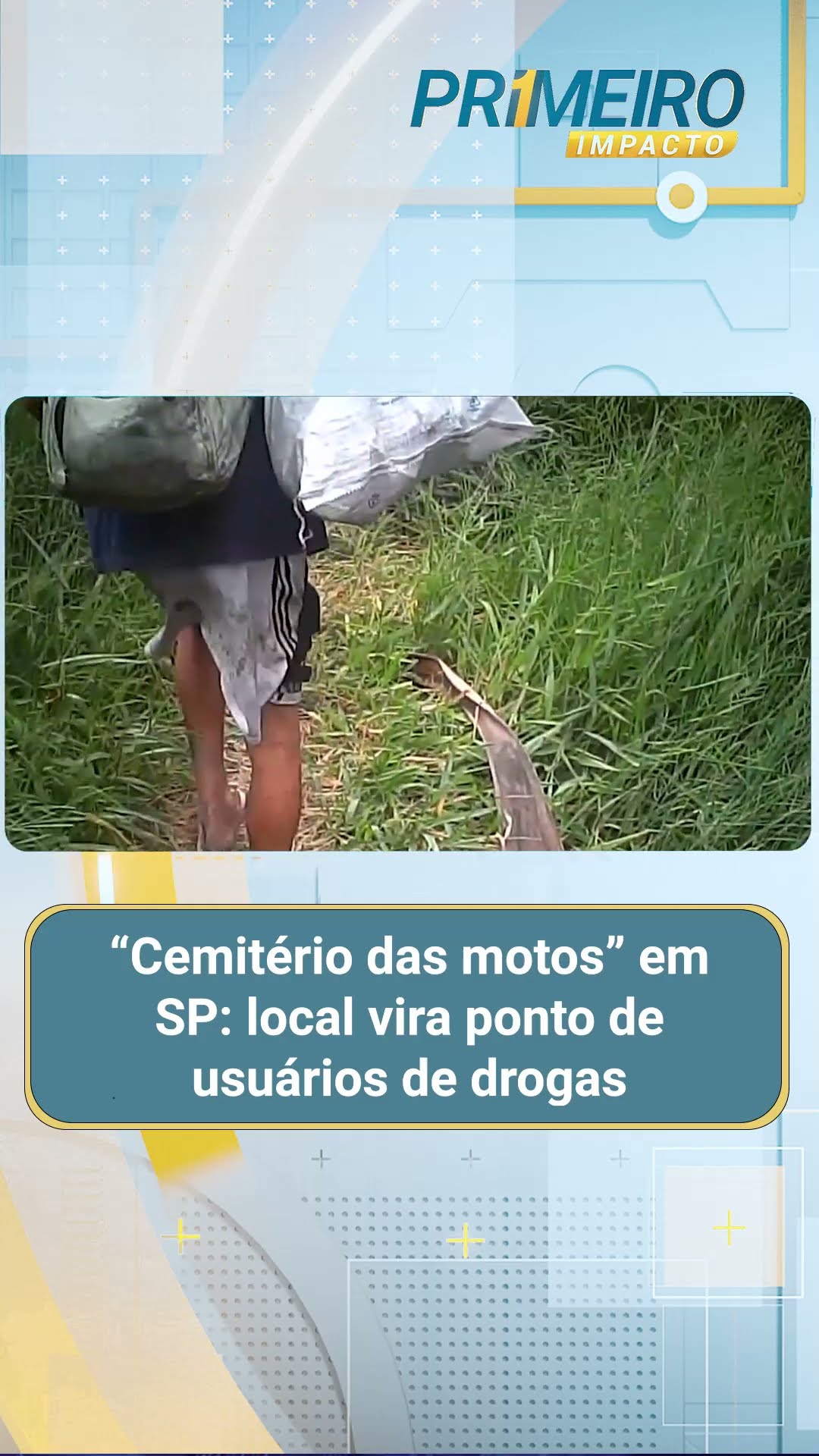 “Cemitério das motos” em SP: local vira ponto de usuários de drogas