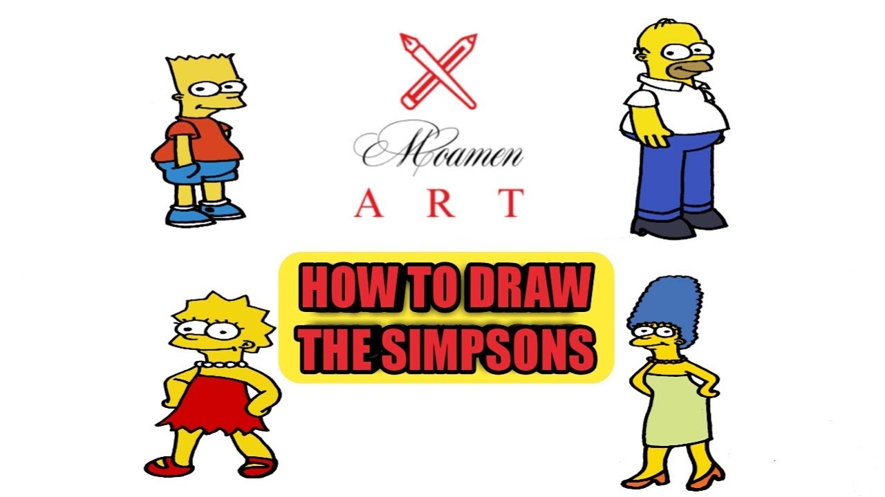 How To Draw The Simpsons Characters