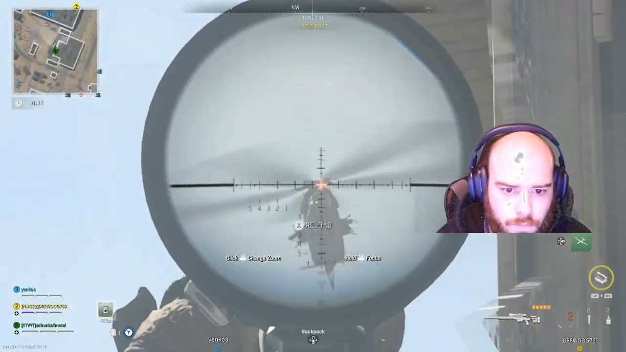 Best way to take commander helo 