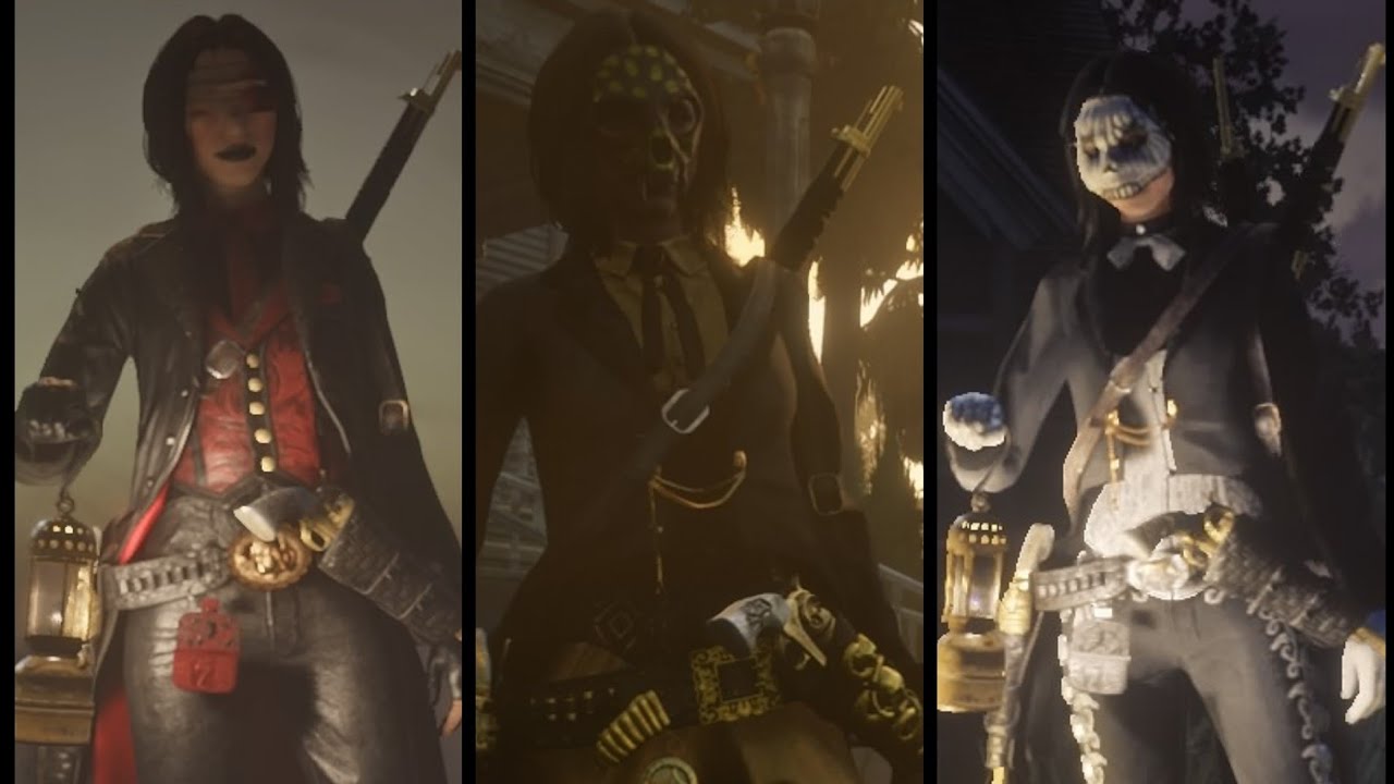 RDO Halloween outfits YouTube