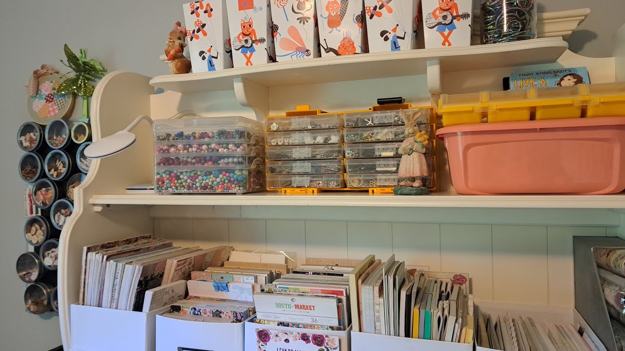 Организация комнаты для рукоделия! Организация ненужных принадлежностей для журналов.