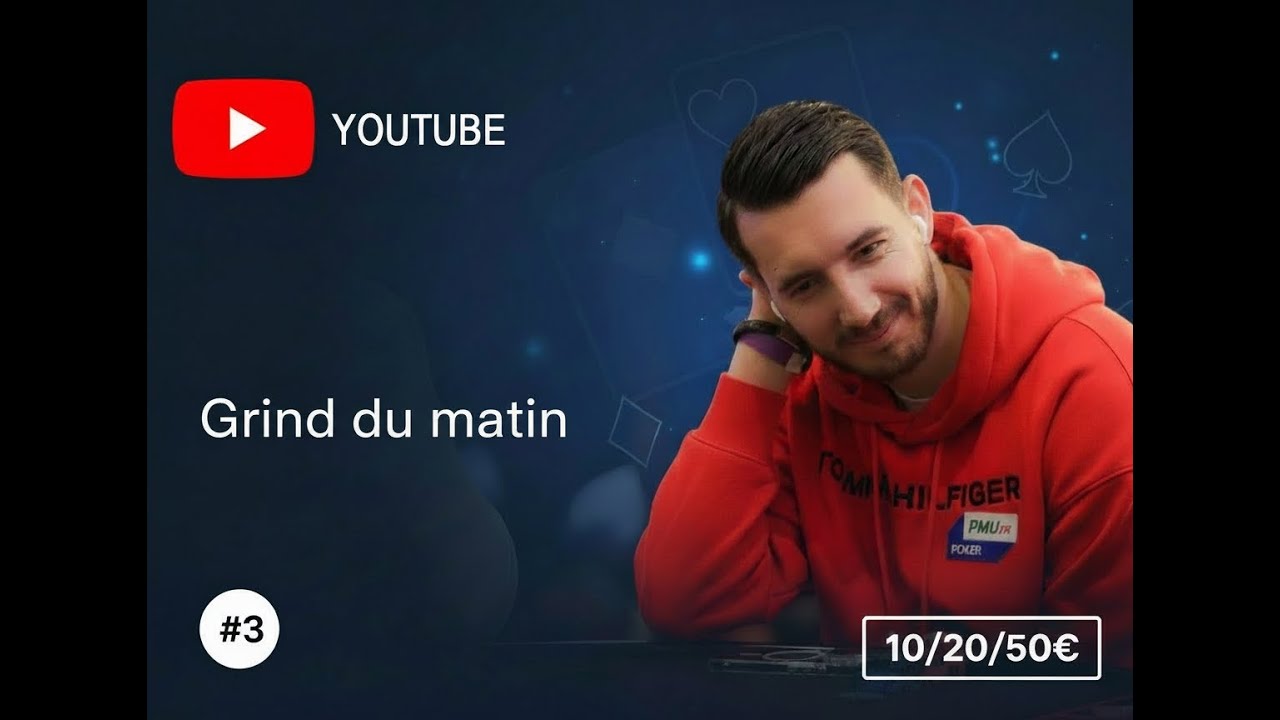 Morning Grind ☀️ On met la PRESSION dès le matin ! MTT 10€ / 20€ / 50€