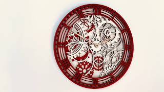 Clock Laser Cut Template screenshot 4