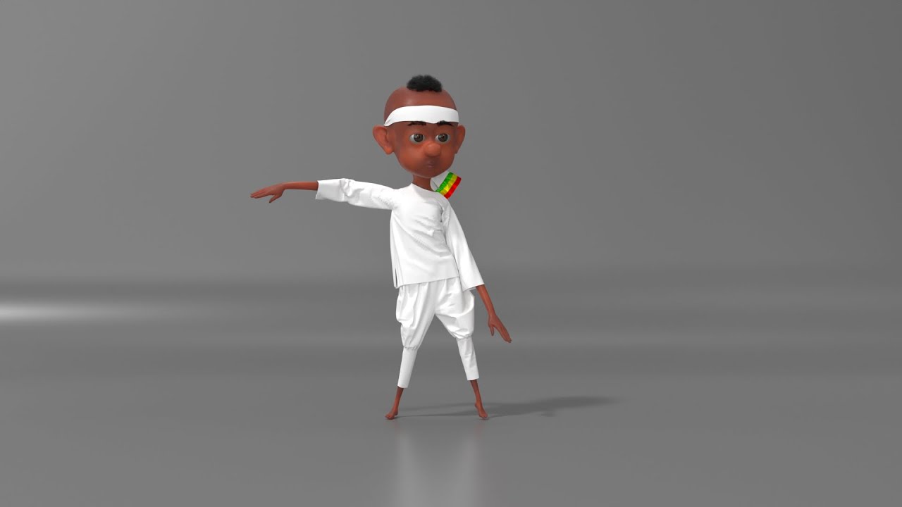 Ethiopian Dance Animation/ ኢትዮጵያን ዘመናዊ ዳንስ አኒሜሽን blender blender beginner tutorial how to