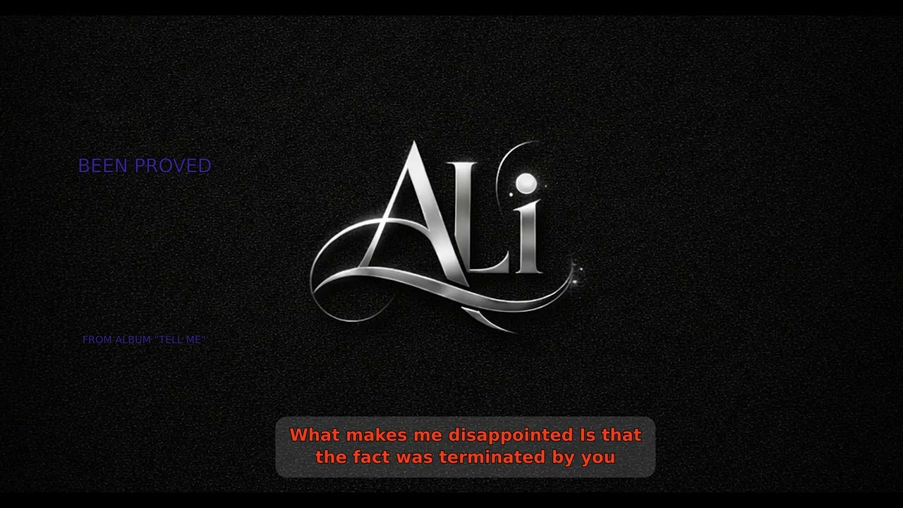 BEEN PROVED | Ali 