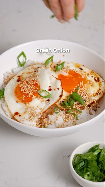 Korean Egg Rice is SO good 🤤 #easyrecipes