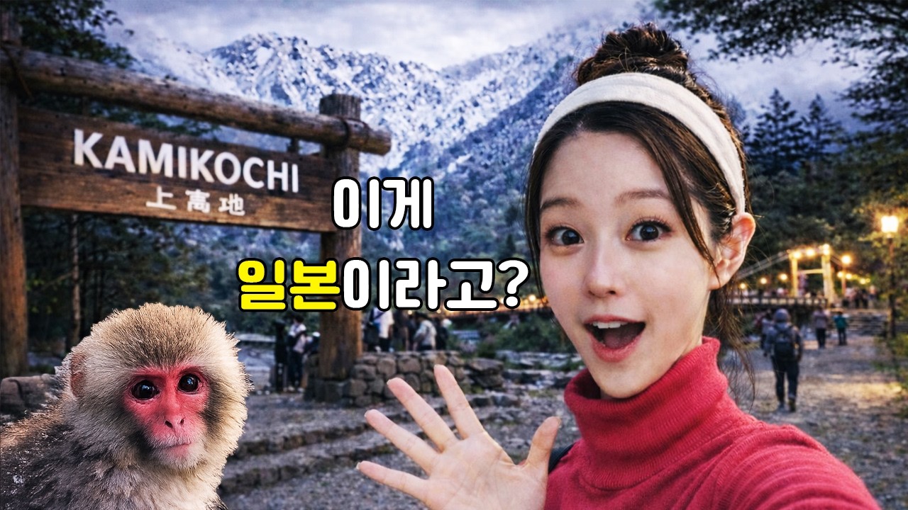 이게 일본이라고? 🐒 가미코치 설산·원숭이 힐링 여행