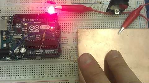 Arduino capacitance touch sensor