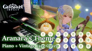 Miniatura del video "[Piano+Vintage Lyre] Aranara's Theme and Melody/Genshin Impact 3.0 Sumeru OST (Sheet Music)"