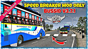 Realistic speed breaker mod only 😃 || Bussid v3.7.1