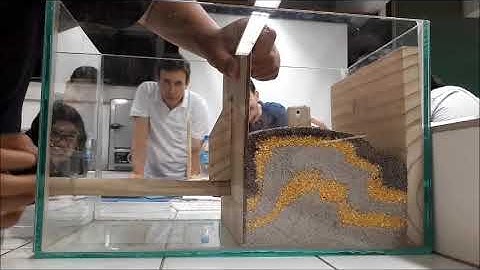 Sandbox Experiment: compressive and extensional environments and their associated landforms