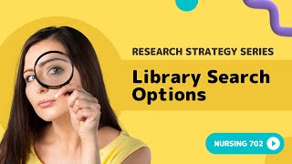 1. Understanding Library Search Options