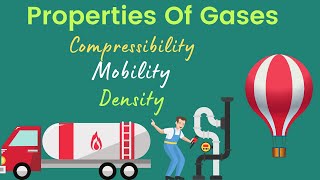Properties Of Gases Compressibility Mobility Density Cl 9 Chemistry