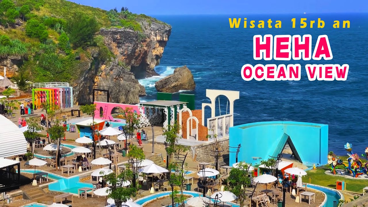 Wisata Bagus Pinggir Pantai Jogja | Heha Ocean View Review Terkini