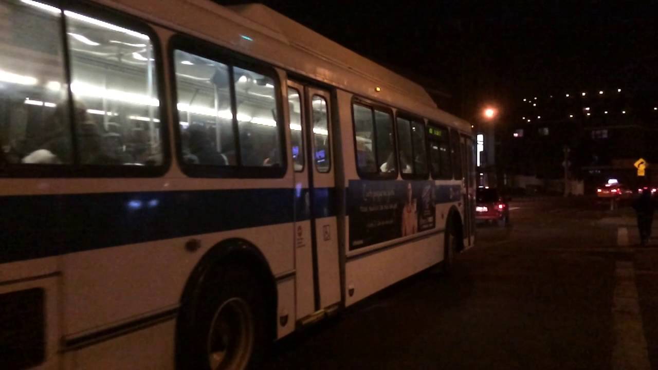 MTA Bus: 1999 Orion V CNG 9899 on the Q53 departing Grand Ave / Queens ...