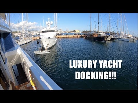 super-yacht-docking-next-to-another-super-yacht,-captain's-view!!!-(captain's-vlog-68)