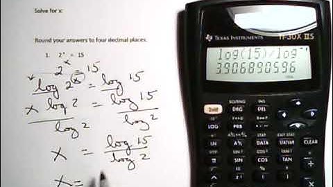 College Algebra  5.5(a) Video #2  Solve Exponential Equations with Calculators
