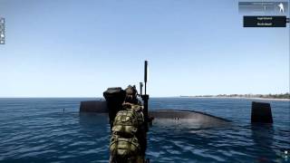 ARMA 3 - HMS Proteus Submarine - Missile Strike