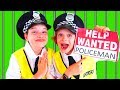 NEW POLICEMAN WANTED!! Kids try out to be a policeman | Pretend Play with The Norris Nuts