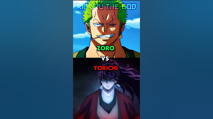 Zoro vs Yorichi (one piece vs Demon slayer)