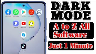 How to Dark Mode Apps for Android || Dark Mode All Apps Just 1 Minute  2021 screenshot 1