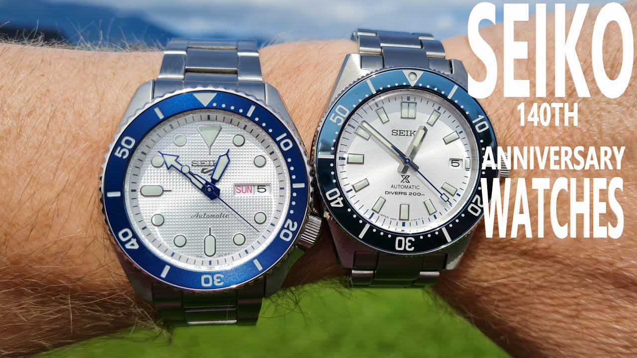 SEIKO 140th Year LIMITED EDITION Seiko SPB213 63 MAS & Seiko 5 Sports  SRPG47 - YouTube