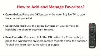 How To Set Favorite Channels On VSeeBox - Save & Organize Channels Step-By-Step