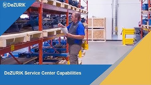 DeZURIK Service Centers Capabilities