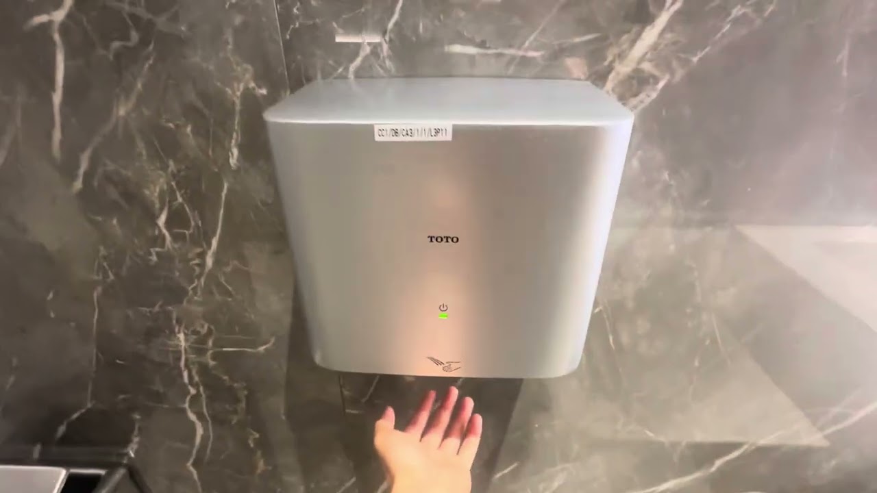 Brand new Toto hand dryer at Punggol Coast Mall